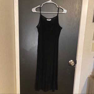 Amy Byer Velvet Black Dress